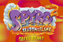 Spyro 2: Season of Flame screenshot 5 for GameBoy Advance
